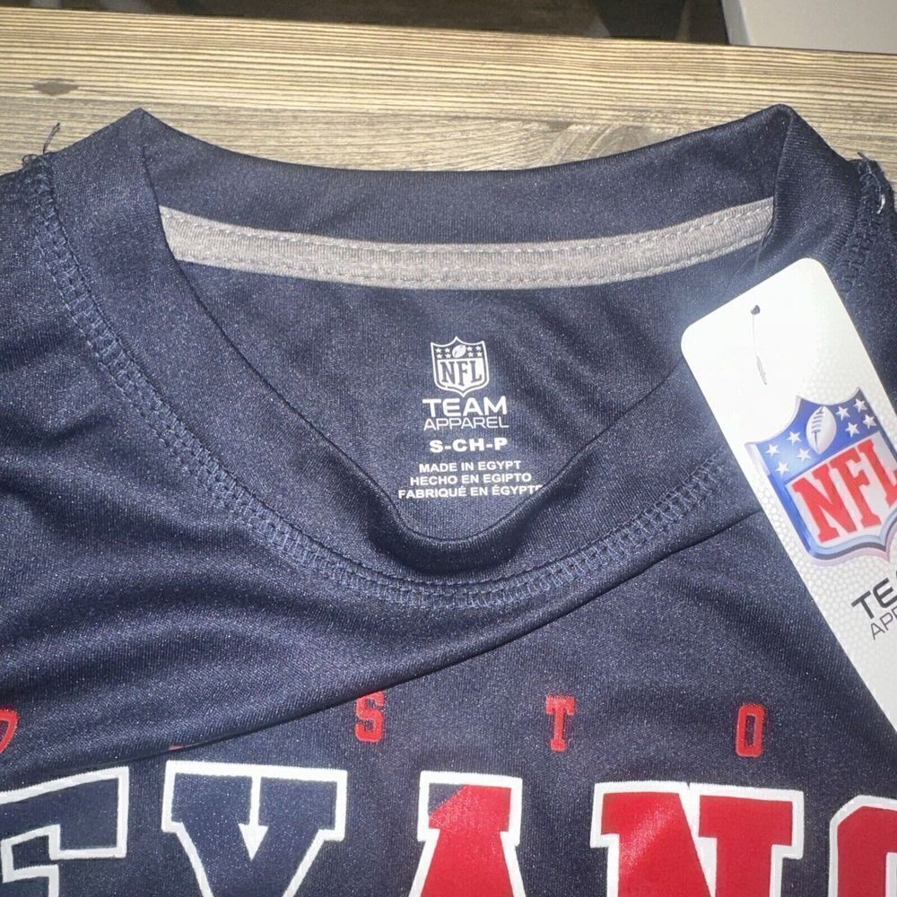 CJ Stroud Houston Texans Mens Small Combine Tee. Long Sleeve. Blue. NWT. Z - Picture 3 of 6